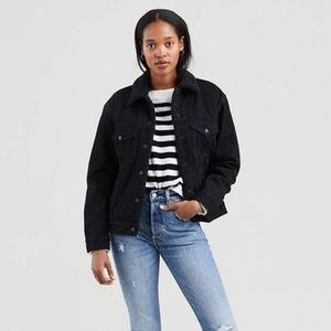 Levi Ex-Boyfriend Sherpa Trucker Jacket